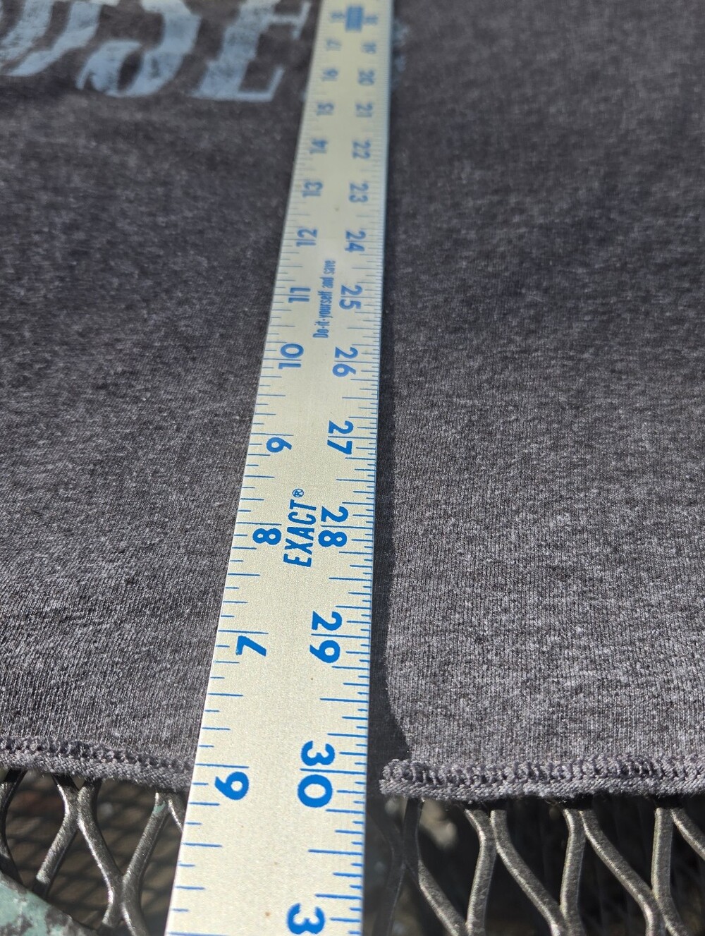Kids shirt neckline with printed label